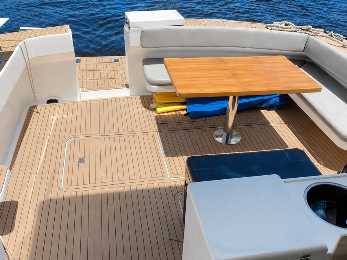 WeBoat Mares 50 - Área externa de popa com vista para a baía