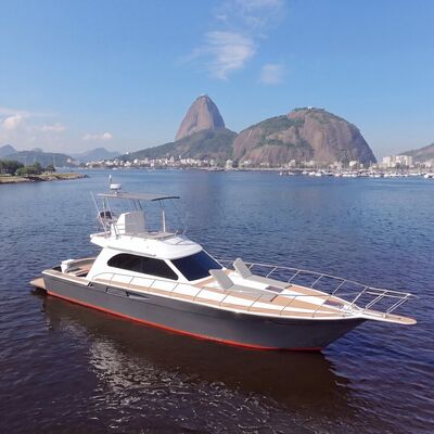 WeBoat Mares 50 - Lancha de 50 pés com vista do Pão de Açúcar
